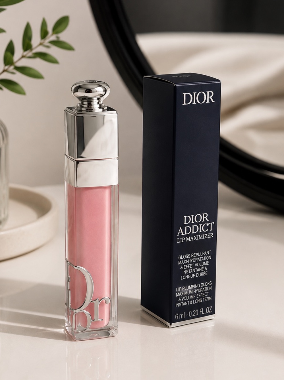 Dior Addict Lip Maximizer Plumping Gloss — 001 Pink